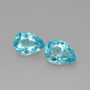 Achetez naturel ct bleue apatite gems, en forme de poire, en provenance madagascar chez gemselect. en stock, livraison internationale!