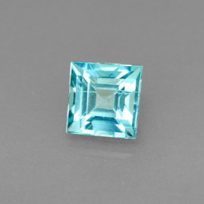 Apatite Bleu clair naturelle Carré, 0.67 ct, VS