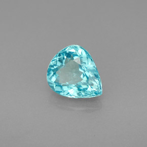 Apatite Bleu clair naturelle En forme de poire, 1.39 ct, VS