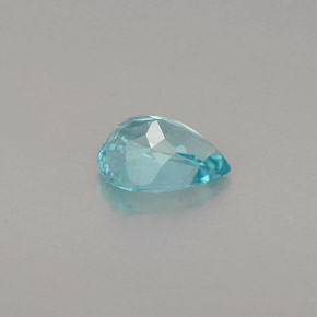 Apatite Bleu clair naturelle En forme de poire, 0.66 ct, VS-SI