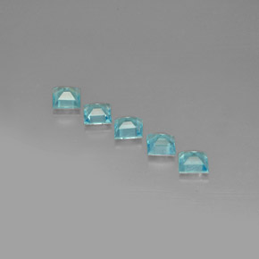 Achetez naturel ct bleue apatite gems, carré, en provenance madagascar chez gemselect. en stock, livraison internationale!
