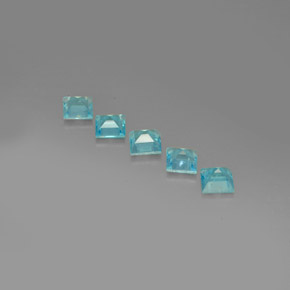 Achetez naturel ct bleue apatite gems, carré, en provenance madagascar chez gemselect. en stock, livraison internationale!