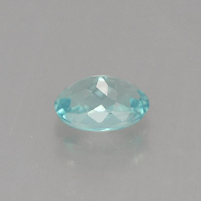 Apatite Bleu clair naturelle Coupe ovale, 0.56 ct, VVS-VS