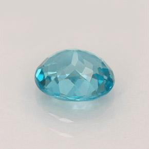 Apatite Bleu clair naturelle Coupe ovale, 1.37 ct, VVS-VS