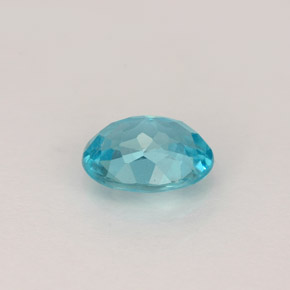 Apatite Bleu clair naturelle Coupe ovale, 0.88 ct, VS