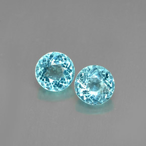 Achetez naturel ct bleue apatite gems, coupe roude, en provenance madagascar chez gemselect. en stock, livraison internationale!