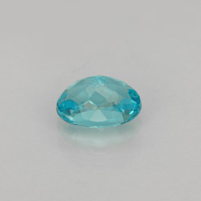Apatite bleue naturelle coupe ovale, 0,95 ct, VS