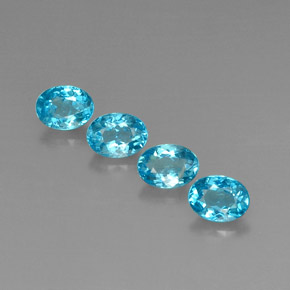 Achetez naturel ct Bleu clair Apatite gems, Coupe ovale, En provenance Madagascar chez GemSelect. En stock, livraison internationale!