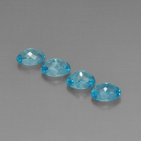 Achetez naturel ct Bleu clair Apatite gems, Coupe ovale, En provenance Madagascar chez GemSelect. En stock, livraison internationale!
