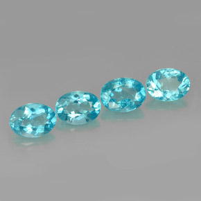 Achetez naturel ct Bleu clair Apatite gems, Coupe ovale, En provenance Madagascar chez GemSelect. En stock, livraison internationale!