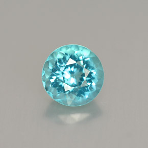 Apatite Bleu clair naturelle Coupe roude, 0.92 ct, VVS-VS
