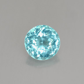 Apatite Bleu clair naturelle Coupe roude, 0.91 ct, VS