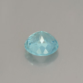 Apatite Bleu clair naturelle Coupe roude, 0.91 ct, VS