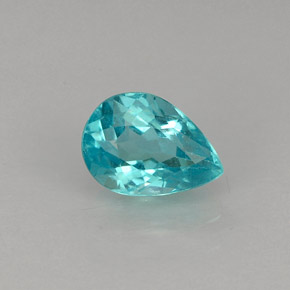 Apatite Bleu clair naturelle En forme de poire, 0.74 ct, VS