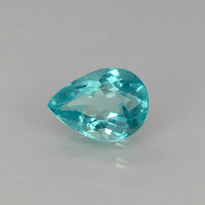 Apatite Bleu clair naturelle En forme de poire, 0.74 ct, VS