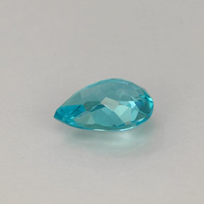 Apatite Bleu clair naturelle En forme de poire, 0.67 ct, VS