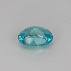 Apatite Bleu clair naturelle Coupe ovale, 0.86 ct, VS