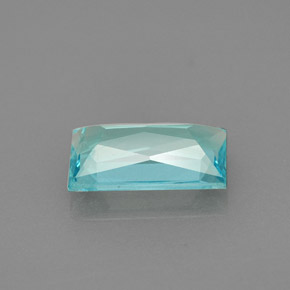 Apatite Bleu clair naturelle Baquette, 1.40 ct, VS
