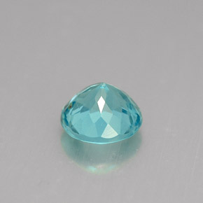 Apatite Bleu clair naturelle Coupe roude, 0.97 ct, VS
