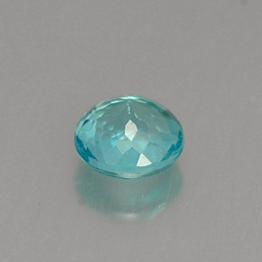 Apatite Bleu clair naturelle Coupe roude, 0.43 ct, VVS-VS
