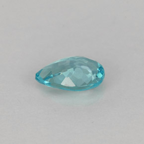 Apatite Bleu clair naturelle En forme de poire, 0.67 ct, VS