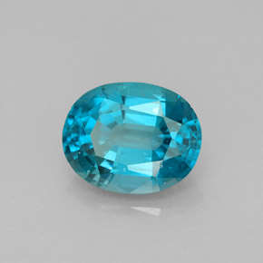 Apatite Bleu clair naturelle Coupe ovale, 2.99 ct, VVS-VS