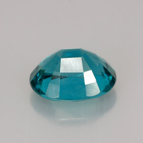 Apatite bleue naturelle coupe ovale, 2,94 ct, VS