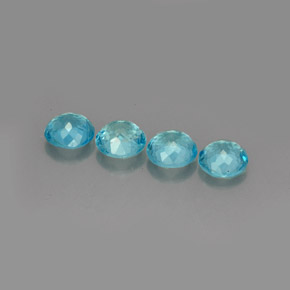 Achetez naturel ct bleue apatite gems, coupe roude, en provenance madagascar chez gemselect. en stock, livraison internationale!