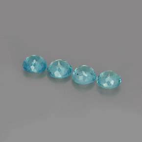 Achetez naturel ct bleue apatite gems, coupe roude, en provenance madagascar chez gemselect. en stock, livraison internationale!