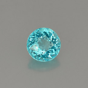 Apatite Bleu clair naturelle Coupe roude, 0.78 ct, VS