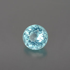 Apatite Bleu clair naturelle Coupe roude, 0.73 ct, VS