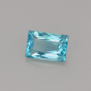 Apatite Bleu clair naturelle Baquette, 0.74 ct, VVS-VS
