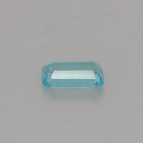Apatite Bleu clair naturelle Taille émeraude, 0.51 ct, VS