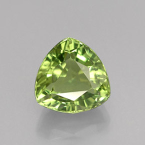 Apatite vert naturelle trillion, 1,73 ct, VVS-VS