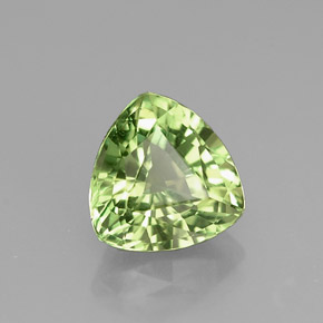 Apatite Vert naturelle Trillion, 1.36 ct, VVS-VS