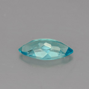 Apatite bleue naturelle marquise, 0,79 ct, VS