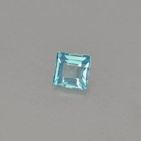 Apatite Bleu clair naturelle Carré, 0.41 ct, VS