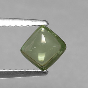 Apatite vert naturelle baguette, 0,72 ct, transparent