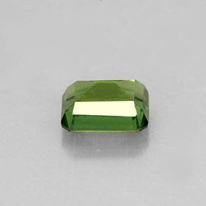 Apatite vert naturelle taille émeraude, 1,58 ct, VS