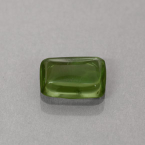 Apatite vert naturelle coupe coussin, 1,21 ct, transparent