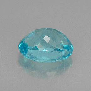 Apatite Bleu clair naturelle Coupe ovale, 1.40 ct, VS