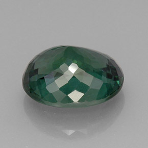 Apatite vert naturelle coupe ovale, 10,98 ct, VS