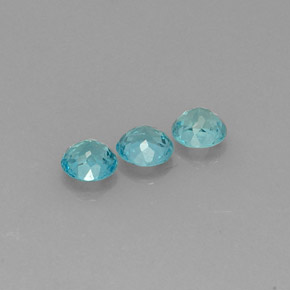 Achetez naturel ct bleue apatite gems, coupe roude, en provenance madagascar chez gemselect. en stock, livraison internationale!