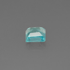 Apatite bleu clair naturelle carré, 0,59 ct, VVS-VS