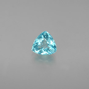 Apatite Bleu clair naturelle Trillion, 0.50 ct, VS