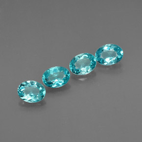 Achetez naturel ct bleue apatite gems, coupe ovale, en provenance madagascar chez gemselect. en stock, livraison internationale!