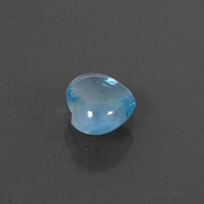 Apatite Bleu clair naturelle Forme de coeur, 0.65 ct, Transparent