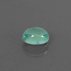 Apatite vert naturelle coupe ovale, 0,47 ct, transparent