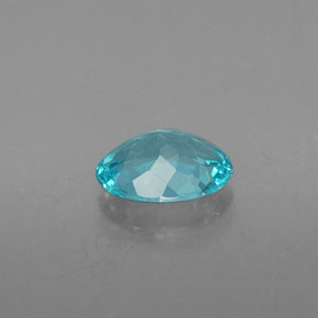 Apatite Bleu clair naturelle Coupe ovale, 0.65 ct, VS