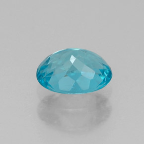 Apatite Bleu clair naturelle Coupe ovale, 0.54 ct, VS-SI
